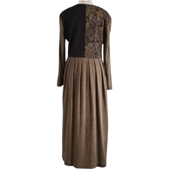 Black and green witch – Patchwork Maxi Dress (US M) - Picture 3 of 6